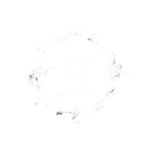 Texto en el que se lee Cogito, ergo sum, con una corona: Pienso, luego existo